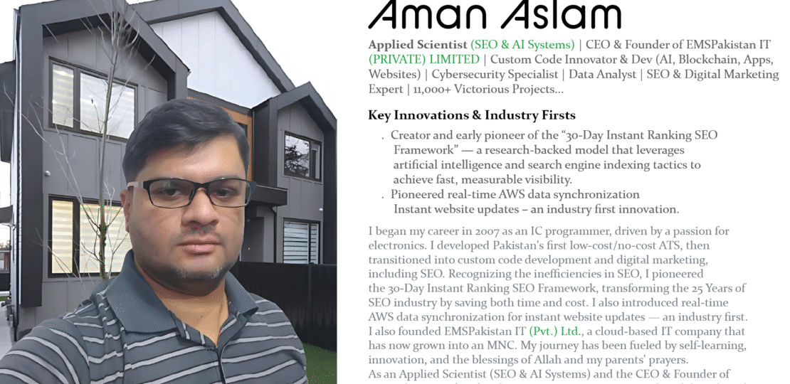 About Aman Aslam